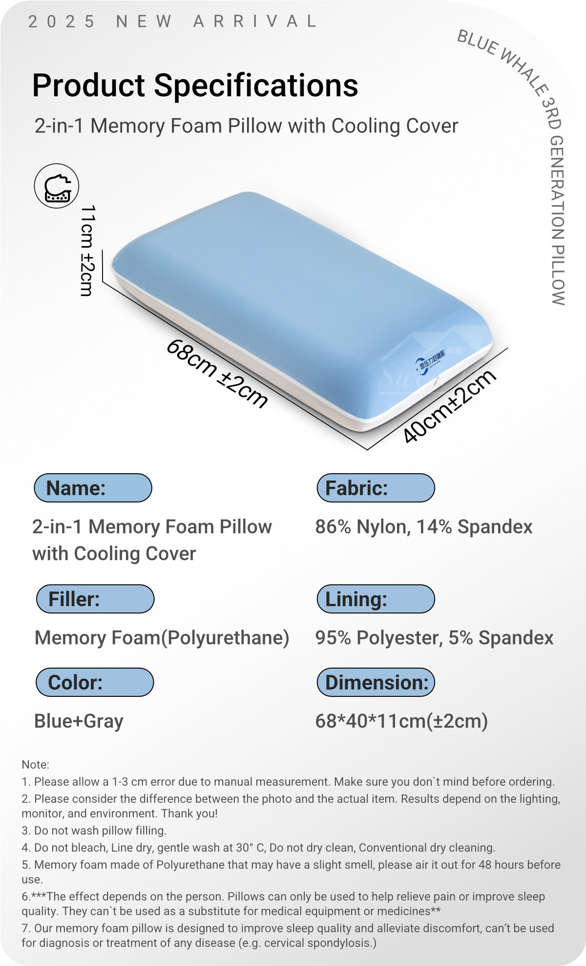 Innovative-Cooling-Fabric-2-in-1-Memory-Foam-Pillow-10